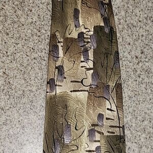 J. Garcia Artistic Gold and Black Tie